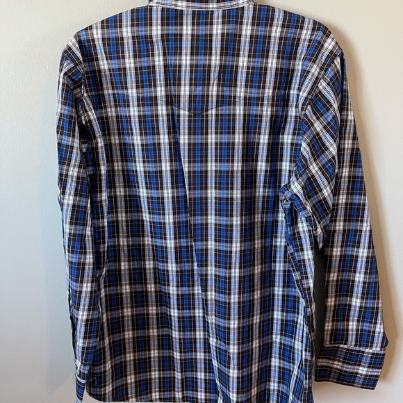 Wrangler size large pearl snap rodeo western shirt work wear - Picture 12 of 16